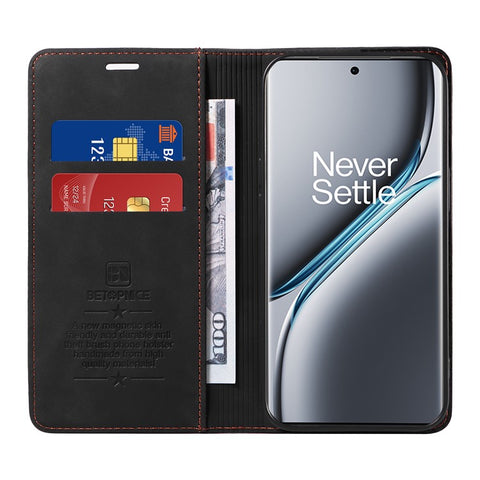 BETOPNICE 003 For OnePlus Ace 3 Pro 5G Leather Case Stand Wallet Phone Cover
