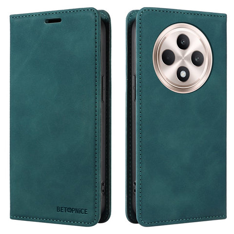 BETOPNICE 003 For Oppo Reno12 F 5G Case RFID Blocking PU Leather Flip Phone Cover