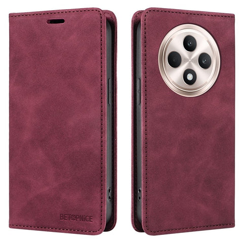 BETOPNICE 003 For Oppo Reno12 F 5G Case RFID Blocking PU Leather Flip Phone Cover
