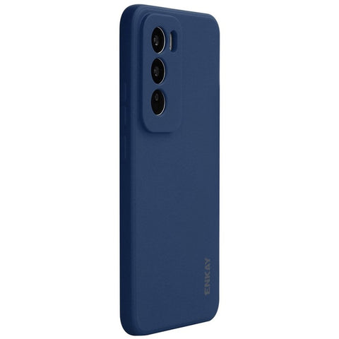 ENKAY HAT PRINCE For Oppo Reno12 5G (Global)	Case Liquid Silicone Phone Cover Straight Edge