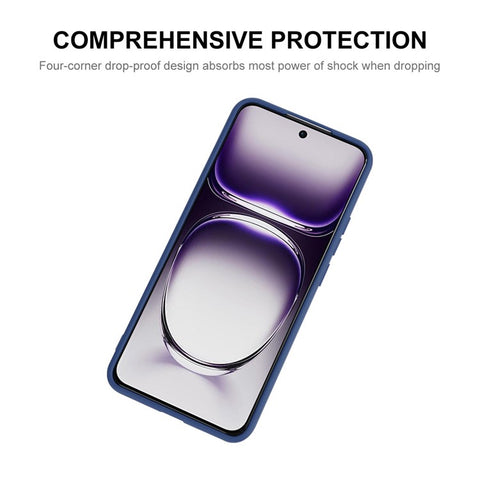 ENKAY HAT PRINCE For Oppo Reno12 5G (Global)	Case Liquid Silicone Phone Cover Straight Edge