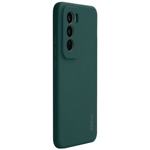 ENKAY HAT PRINCE For Oppo Reno12 5G (Global)	Case Liquid Silicone Phone Cover Straight Edge