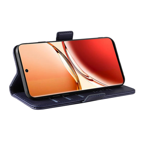 YIKATU YK-003 For Oppo Reno12 F 4G Case Wallet Leather Phone Cover Sided-Magnetic Clasp
