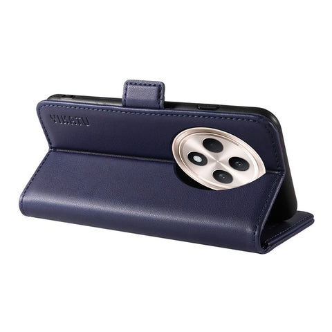 YIKATU YK-003 For Oppo Reno12 F 4G Case Wallet Leather Phone Cover Sided-Magnetic Clasp