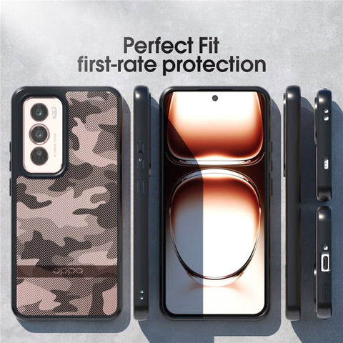 IBMRS For Oppo Reno12 Pro 5G (Global) Case Soft TPU Hard PC Tough Armor Shockproof Phone Cover