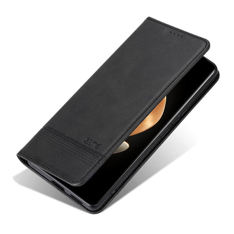 AZNS For Oppo Reno12 F 5G Wallet Case Cowhide Texture PU Leather Folio Flip Phone Cover
