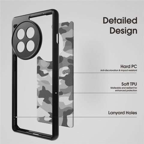 IBMRS For OnePlus Ace 3 Pro 5G Case Protective Hybrid TPU + PC Phone Cover