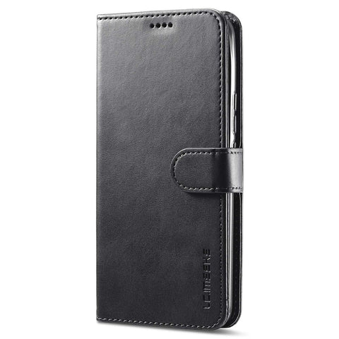 LC.IMEEKE For Oppo Reno8 5G (Global Version) Wallet Case PU Leather Stand Magnetic Closure Flip Folio Phone Cover