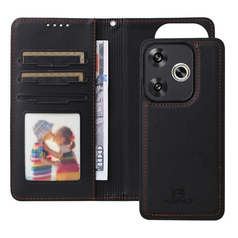 For Xiaomi Redmi Turbo 3 5G / Poco F6 5G Magnetic Case BETOPNICE Detachable PU Leather Phone Cover with Strap