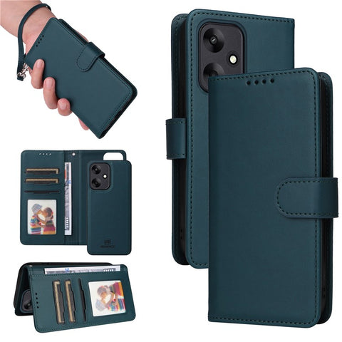 For Xiaomi Redmi 13C 5G / 13C 4G / 13R 5G / Poco M6 5G Magnetic Case BETOPNICE Detachable PU Leather Phone Cover with Strap