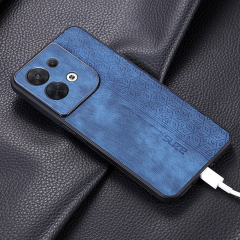 AZNS For Oppo Reno8 5G (Global Version) Imprinted PU Leather Coated TPU Back Cover Anti-drop Cell Phone Case