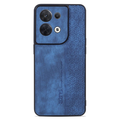 AZNS For Oppo Reno8 5G (Global Version) Imprinted PU Leather Coated TPU Back Cover Anti-drop Cell Phone Case