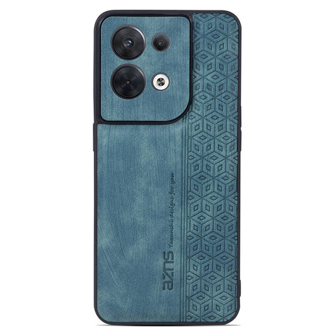 AZNS For Oppo Reno8 5G (Global Version) Imprinted PU Leather Coated TPU Back Cover Anti-drop Cell Phone Case