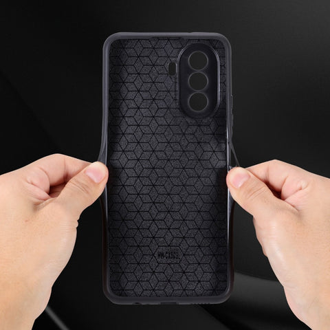 AZNS For Huawei nova Y70 4G / Y70 Plus 4G Imprinted PU Leather Coated TPU Case Anti-scratch Protective Phone Cover
