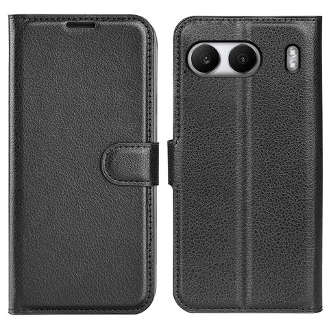 For OnePlus Nord 4 Case Litchi Texture Shockproof Leather Wallet Phone Cover