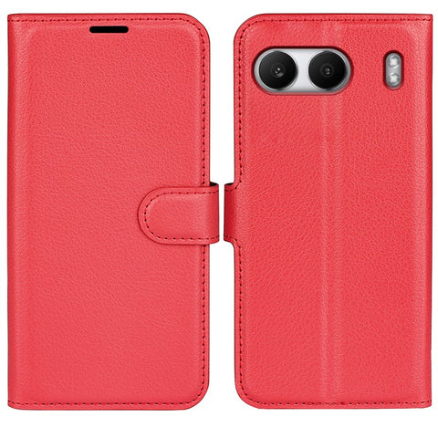 For OnePlus Nord 4 Case Litchi Texture Shockproof Leather Wallet Phone Cover