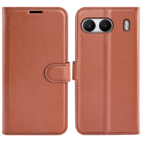 For OnePlus Nord 4 Case Litchi Texture Shockproof Leather Wallet Phone Cover