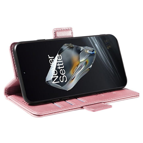 YIKATU YK-003 For OnePlus 12 5G Case Wallet Stand Leather Phone Cover Side Buckle