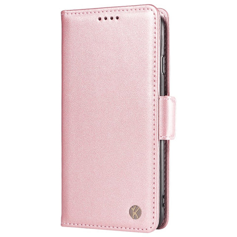 YIKATU YK-003 For OnePlus 12 5G Case Wallet Stand Leather Phone Cover Side Buckle