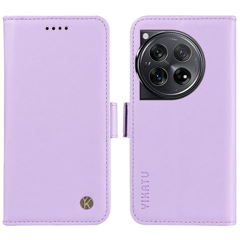 YIKATU YK-003 For OnePlus 12 5G Case Wallet Stand Leather Phone Cover Side Buckle