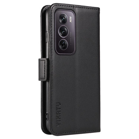 YIKATU YK-003 For Oppo Reno12 Pro 5G (Global) / (China) Case Wallet Stand Leather Phone Cover Side Buckle