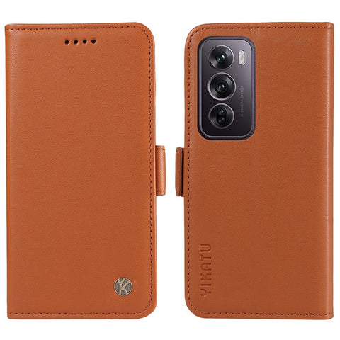 YIKATU YK-003 For Oppo Reno12 Pro 5G (Global) / (China) Case Wallet Stand Leather Phone Cover Side Buckle