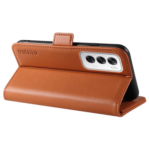 YIKATU YK-003 For Oppo Reno12 5G (Global) Case Wallet Stand Leather Phone Cover Side Buckle