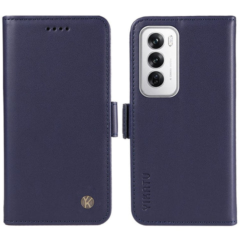 YIKATU YK-003 For Oppo Reno12 5G (Global) Case Wallet Stand Leather Phone Cover Side Buckle