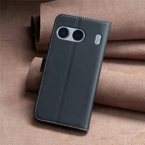 BINFEN COLOR BF17 For OnePlus Nord 4 Case Wallet Folio Flip Leather Cover