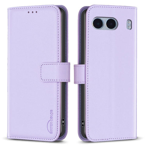 BINFEN COLOR BF17 For OnePlus Nord 4 Case Wallet Folio Flip Leather Cover