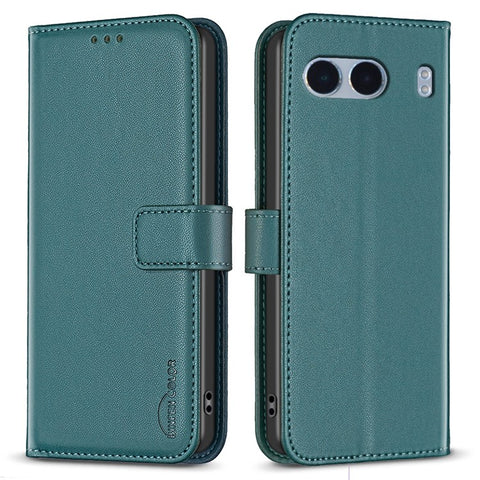 BINFEN COLOR BF17 For OnePlus Nord 4 Case Wallet Folio Flip Leather Cover