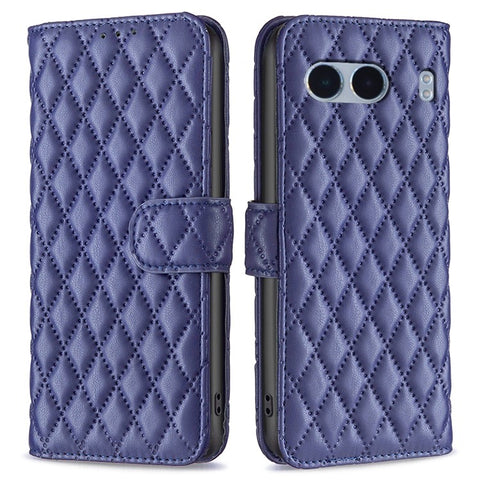 BINFEN COLOR BF Style-14 For OnePlus Nord 4 Case Rhombus Phone Leather Cover Stand