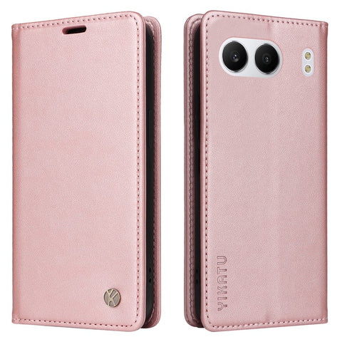 YIKATU YK-001 For OnePlus Nord 4 Case Stand Leather Phone Cover Strong Magnetic Closure