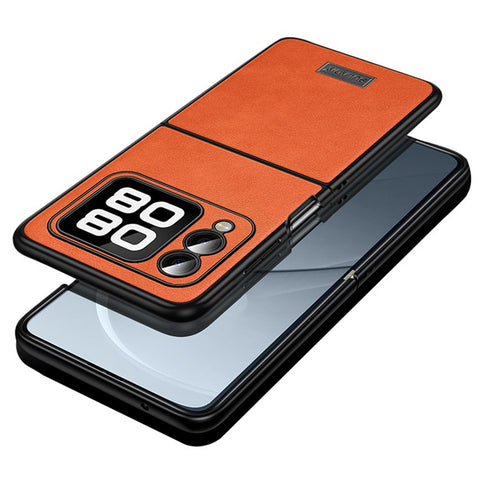 SULADA For Huawei nova Flip 5G Case PU Leather+TPU+PC Back Phone Cover