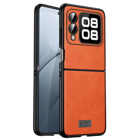 SULADA For Huawei nova Flip 5G Case PU Leather+TPU+PC Back Phone Cover