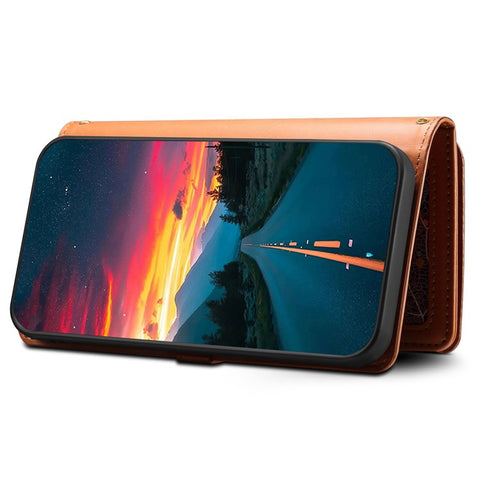 ESEBLE Galaxy Series For Motorola Edge 50 5G Case Leather Zipper Phone Cover RFID Blocking