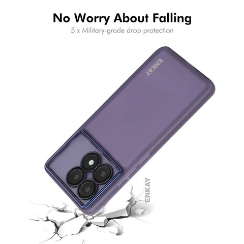 ENKAY HAT PRINCE For Xiaomi Redmi K70 Pro 5G  /  K70 5G Case Matte TPU Phone Cover with Lens Film