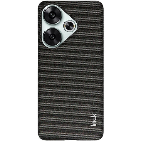 IMAK Ruiyi Series for Xiaomi Poco F6 5G / Redmi Turbo 3 5G Case Fabric Texture Leather+PC Phone Back Cover