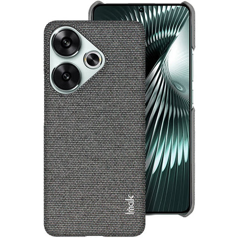 IMAK Ruiyi Series for Xiaomi Poco F6 5G / Redmi Turbo 3 5G Case Fabric Texture Leather+PC Phone Back Cover