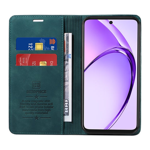BETOPNICE 003 For Oppo A5x 5G / A3x 4G / A3x 5G (India) Wallet Case Leather Phone Cover with Stand