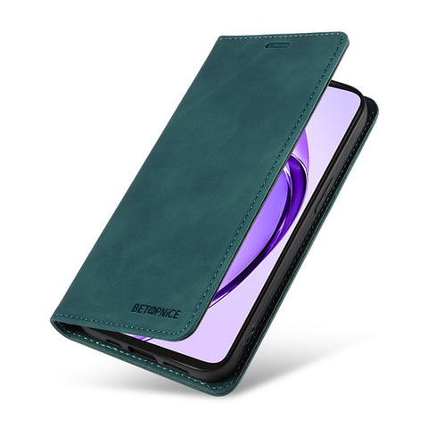 BETOPNICE 003 For Oppo A5x 5G / A3x 4G / A3x 5G (India) Wallet Case Leather Phone Cover with Stand