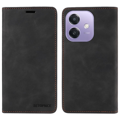 BETOPNICE 003 For Oppo A5x 5G / A3x 4G / A3x 5G (India) Wallet Case Leather Phone Cover with Stand