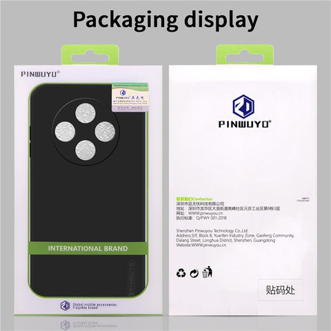 PINWUYO JK Touching Series For Oppo Reno12 F 5G / 4G Case Silky Touch Soft TPU Phone Back Cover