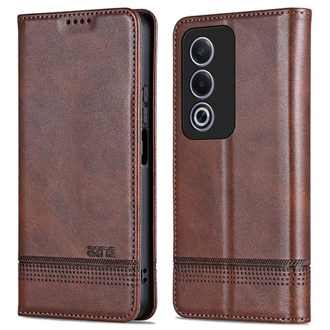 AZNS For Oppo A3 Pro (Global) 5G / K12x 5G (India) Case Cowhide Texture PU Leather Wallet Phone Cover