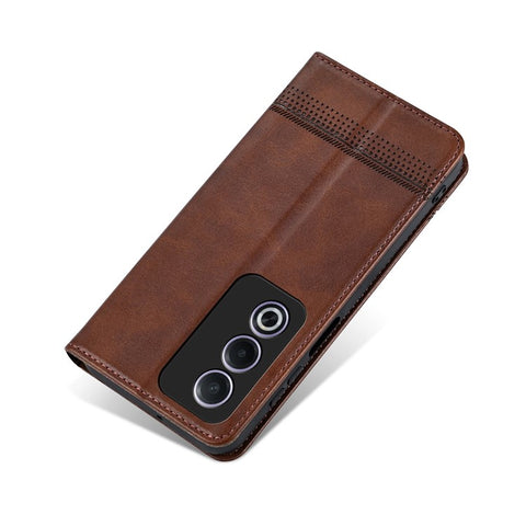AZNS For Oppo A3 Pro (Global) 5G / K12x 5G (India) Case Cowhide Texture PU Leather Wallet Phone Cover