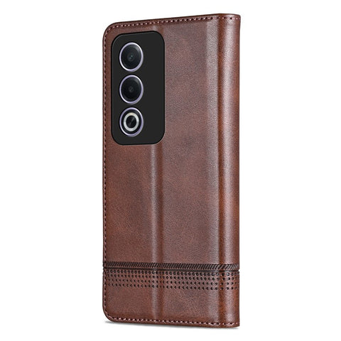 AZNS For Oppo A3 Pro (Global) 5G / K12x 5G (India) Case Cowhide Texture PU Leather Wallet Phone Cover