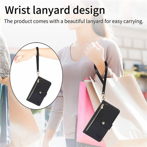 For OnePlus Nord N30 SE 5G Case RFID Blocking Zipper Pocket Leather Wallet Phone Cover