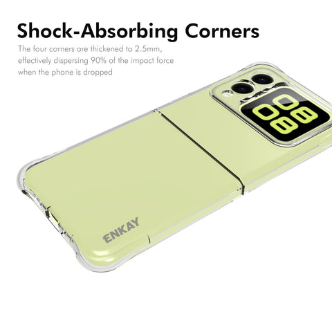 ENKAY HAT PRINCE For Huawei nova Flip 5G Clear Phone Case   Shockproof Anti-Slip TPU Cover