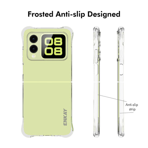 ENKAY HAT PRINCE For Huawei nova Flip 5G Clear Phone Case   Shockproof Anti-Slip TPU Cover