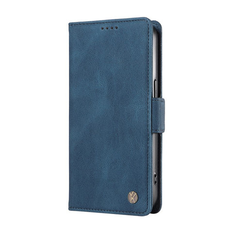 YIKATU YK-005 For Motorola Edge 50 5G Case PU Leather Wallet Phone Cover Skin Touch Feeling